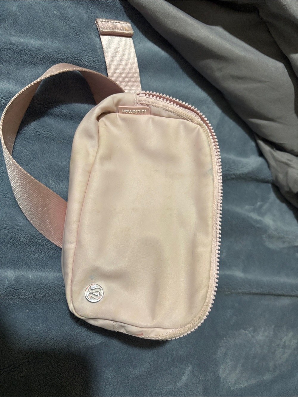 lululemon athletica Pale Pink Mini Belt Bag